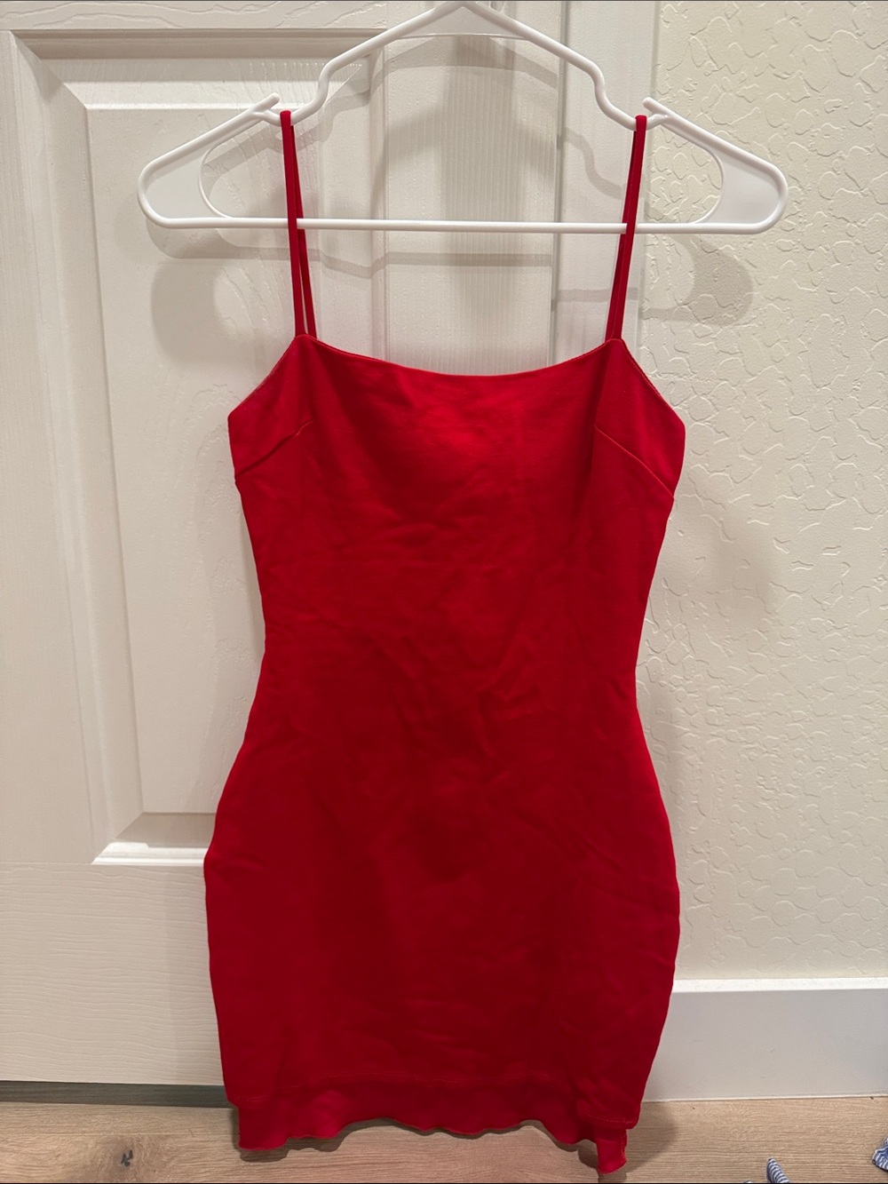 Lulu's Red Spaghetti-Strap Mini Dress